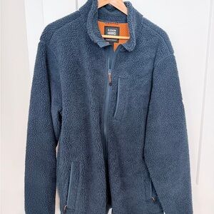 Duluth Trading Co Blue Fleece Jacket